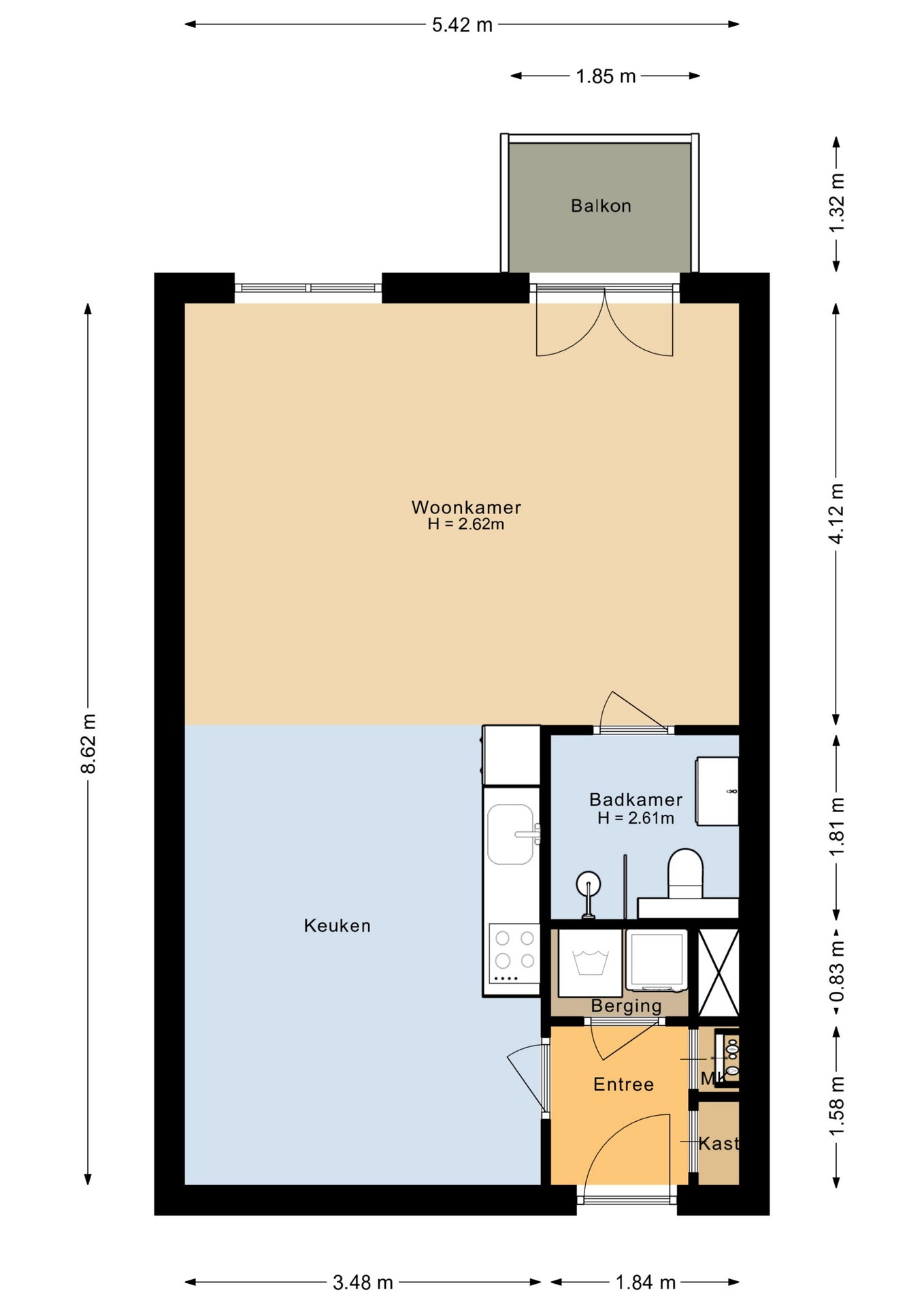 Johan van der Keukenstraat 75-N, Amsterdam