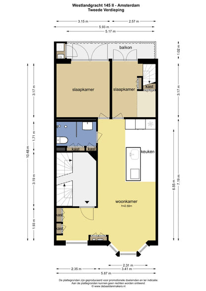 Westlandgracht 145-2, Amsterdam